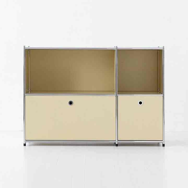 SIMPLIE モジュール2ドアキャビネット 2x2 BC616［4色］