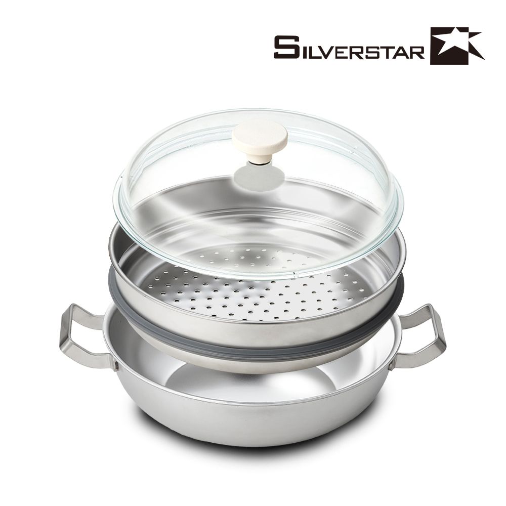 [오늘출발][신상품]실버스타 OOH 316 통오중 무연마 파티웍 30cm