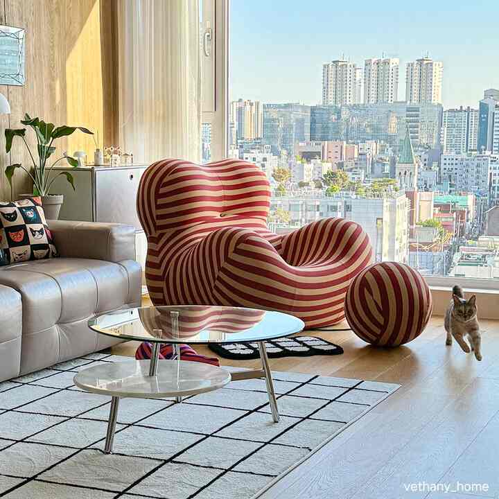 Hug 1人掛け ソファ［3色］