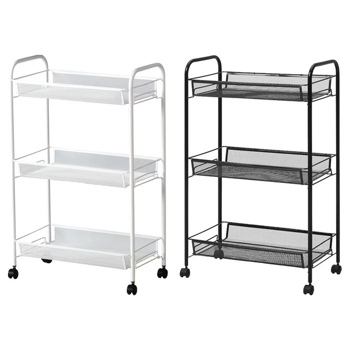 이케아 HORNAVAN 호르나반 카트 26x48x77cm/트롤리/수납장/이동식선반/웨건 