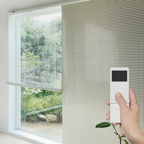 [신상품]마마바 스마트 IoT 펄 25mm 알루미늄 전동 블라인드 L타입