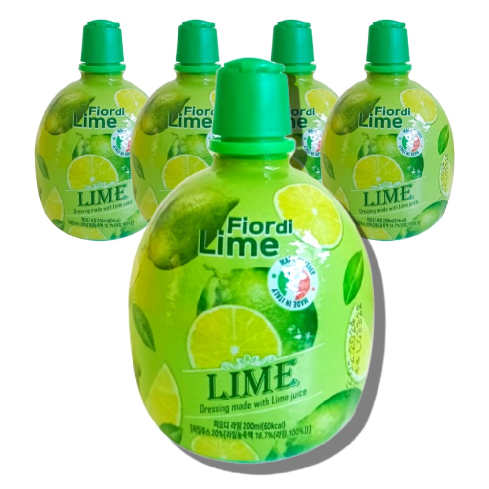 [신상품]마켓앤코 피오디 라임즙 200ml5개 라임원액
