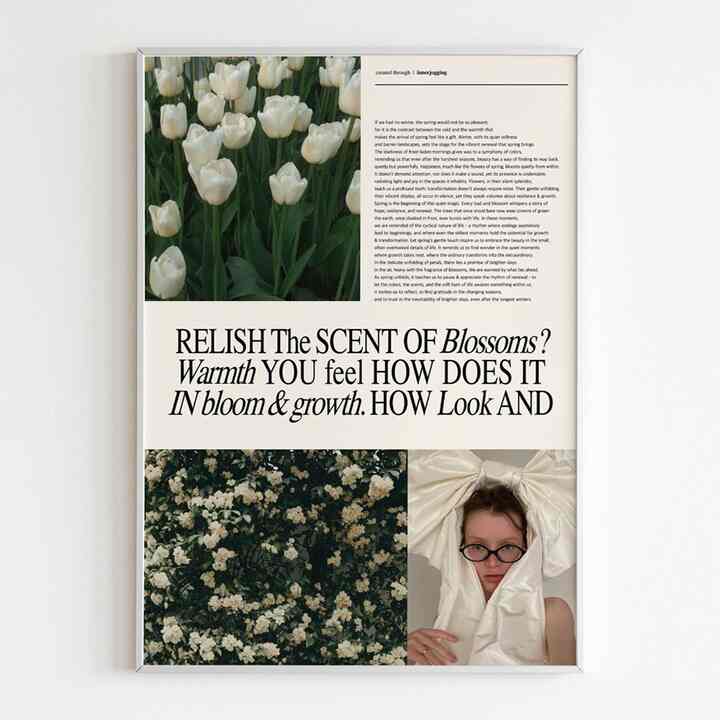 チューリップ リボン ポスター