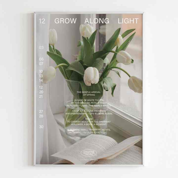 チューリップ ウィンドウ ポスター