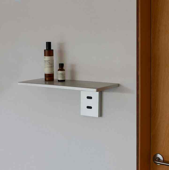 MUTA ネジなしスイッチ・コンセントカバーシェルフY［3色・2種・3サイズ］