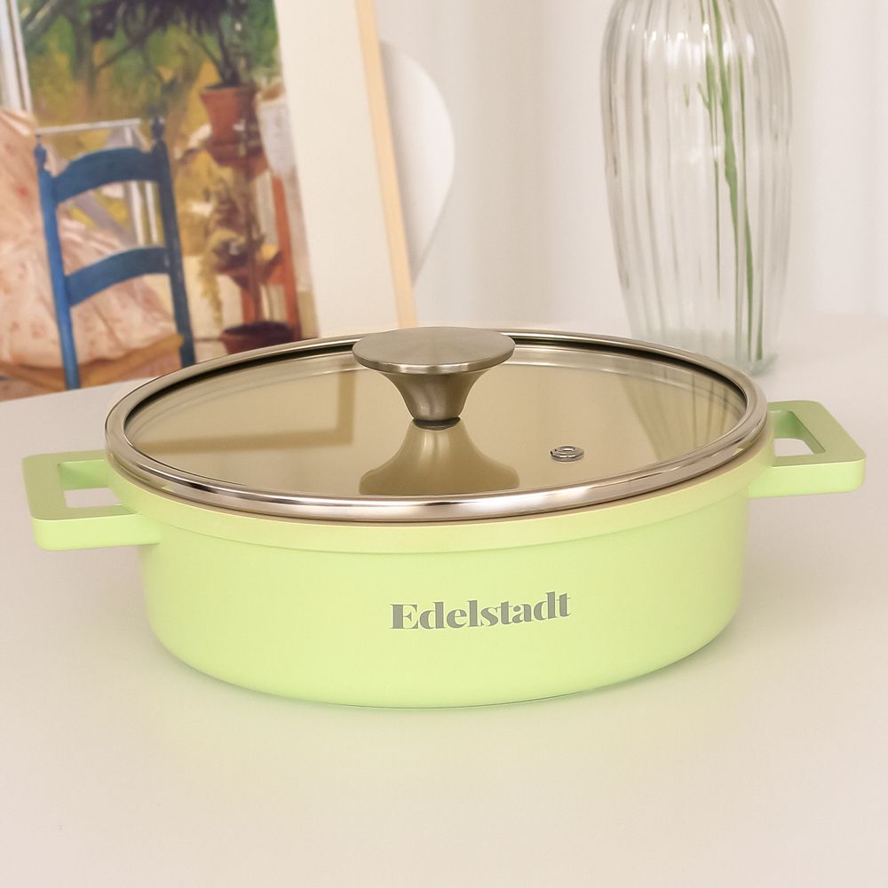에델슈타트 라임 IH 인덕션 세라믹 전골 냄비 20cm