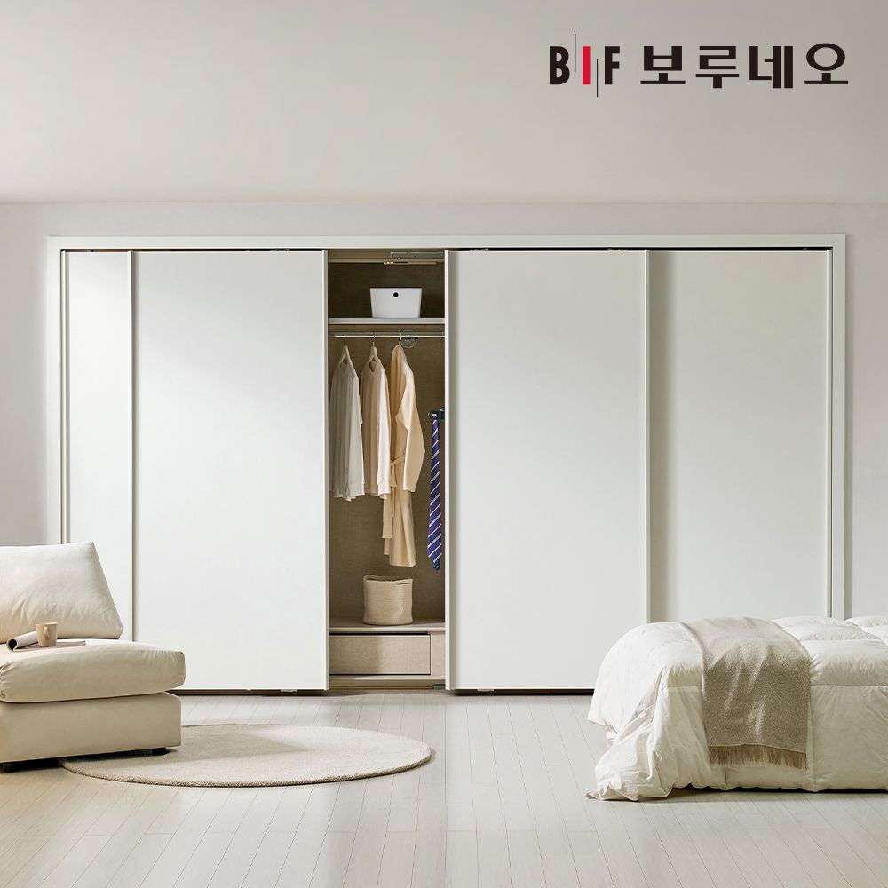 보루네오 하우스 네오 슬라이딩 안방 붙박이장 240~390cm E0등급 9자 10자 11자 12자 