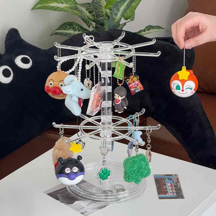 回転式 アクセサリースタンド 2段