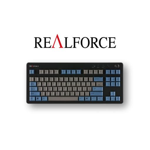리얼포스 토프레 무접점 R3 그레이블루 텐키리스 키보드