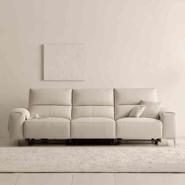 Gale 天然皮革 リクライナー 4人