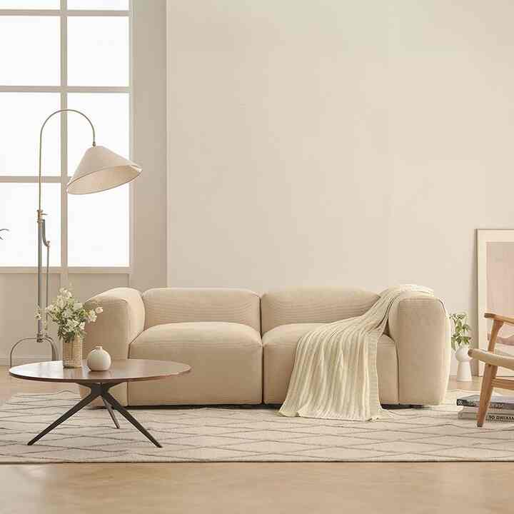 Mellow コーデュロイ ソファ［3色・2サイズ］