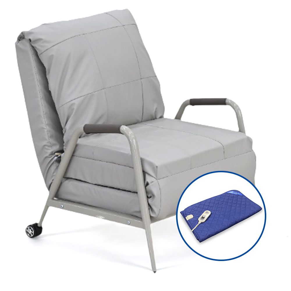 라꾸라꾸 1인용 침대의자 접이식베드체어 온열매트포함 CBK-600 