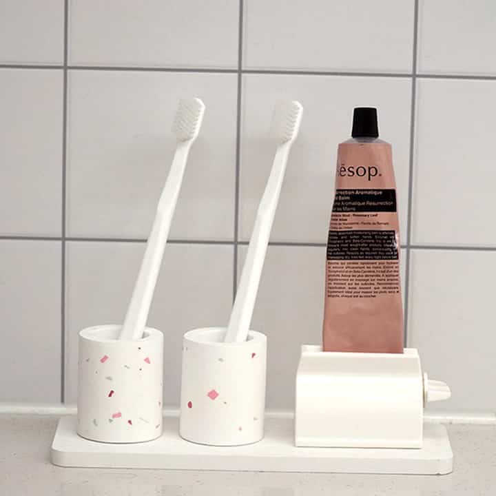 珪藻土 歯ブラシ ホルダー［2色］