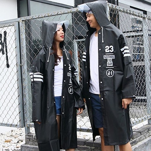 우산·우의 > 커플 우의 남녀공용 블랙 레인코트 성인용 비옷 판초 배달용 | 오늘의집 쇼핑