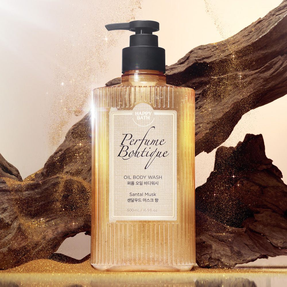 아모레퍼시픽 해피바스 퍼퓸부티크 오일 바디워시 상탈 머스크 500ml