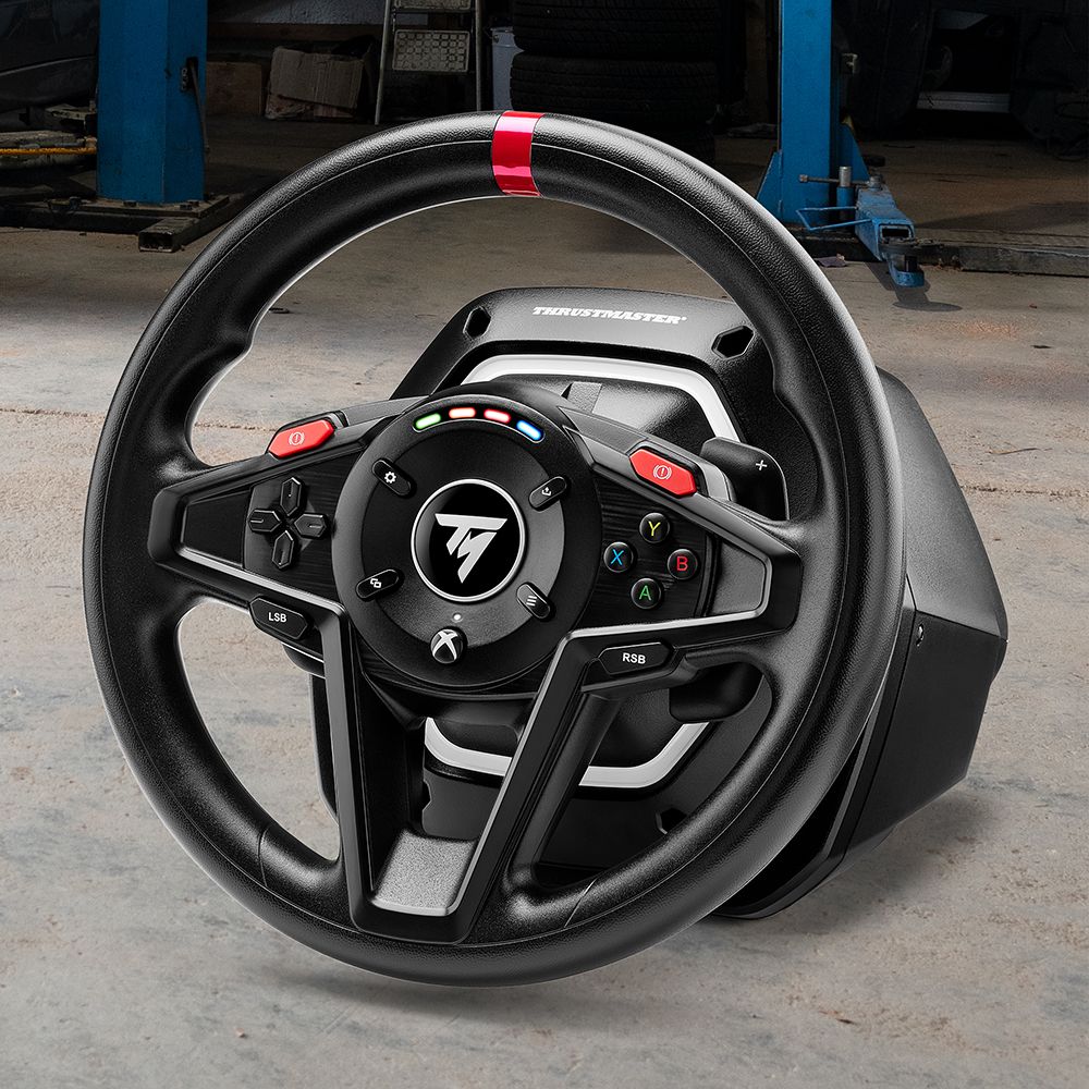 THRUSTMASTER 트러스트마스터 T128 레이싱휠 , 페달포함 (PS5, PC용)