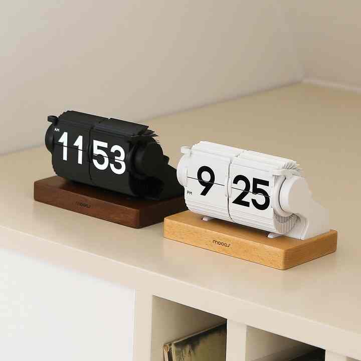 Mini Automatic Multi Flip 卓上時計［2色］