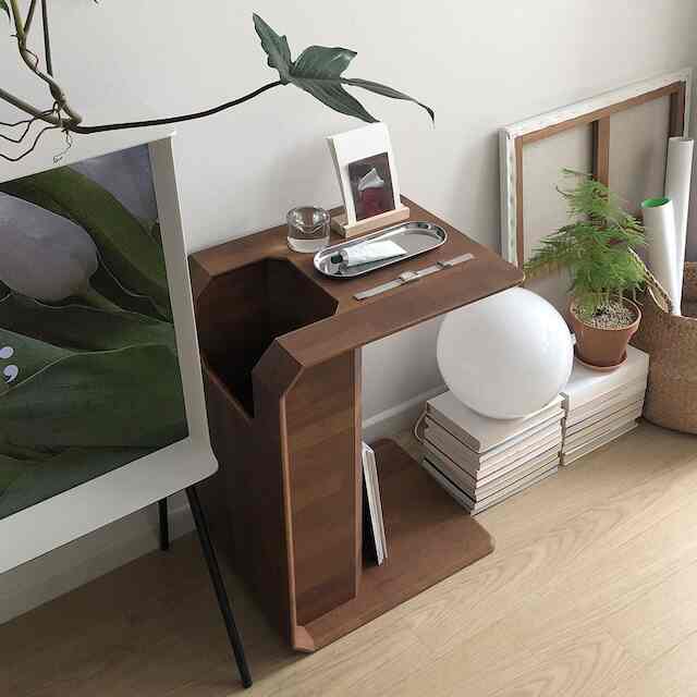 OTWO CERTO サイドキャビネット ブラウン ダーク 加工木材 奥行き 20cm