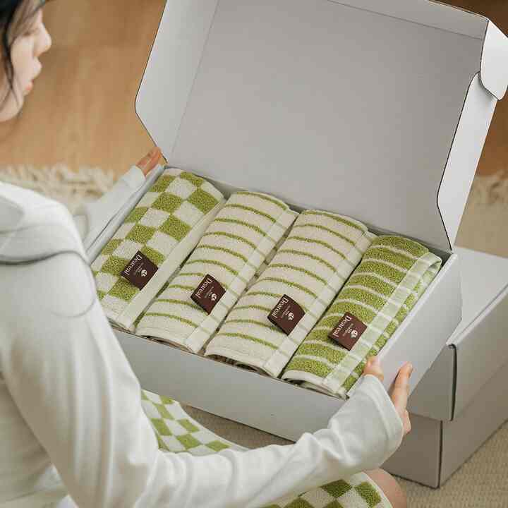 Olive Collection – Premium Hotel Hand Towel Gift Set (4-Pack)