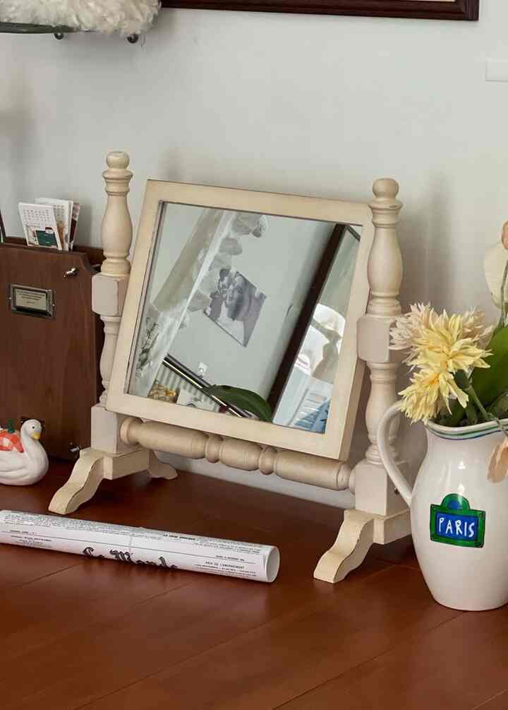 フレンチ 卓上ミラー［2種］