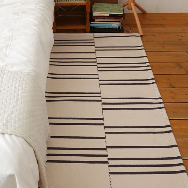 [오늘출발] [신상품] 더프리그 후이스 스트라이프 극세사 미니러그 카페트 러그