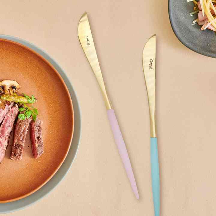 ゴア 24K ゴールド ディナーナイフ［3色］