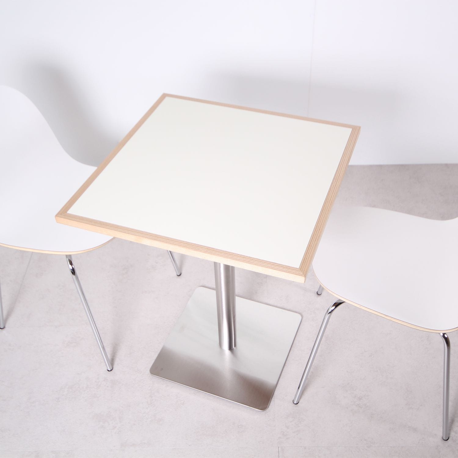 퍼니앳(oem) 블레스 아이보리 사각직각 600 2인 테이블 카페 식당 사이드 인테리어 디자인