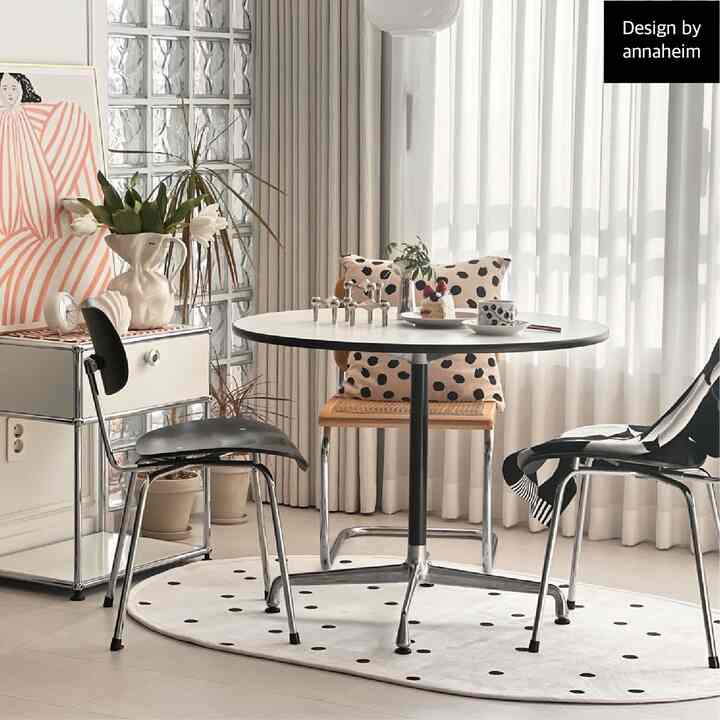 Coco dot 楕円形ラグ［2色］