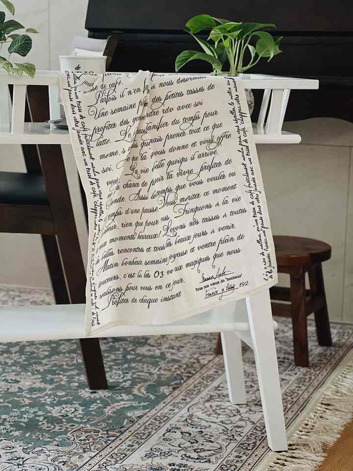 pour une pause キッチンクロス