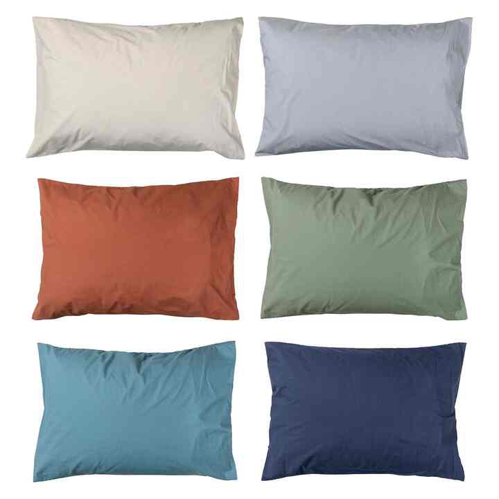 STONE WASHING 枕カバー Plain 50x70cm［6色］