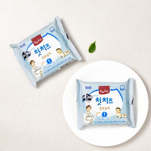 매일유업 상하치즈 유기농 첫치즈(6개월~12개월) 60매+60매 (총120매)