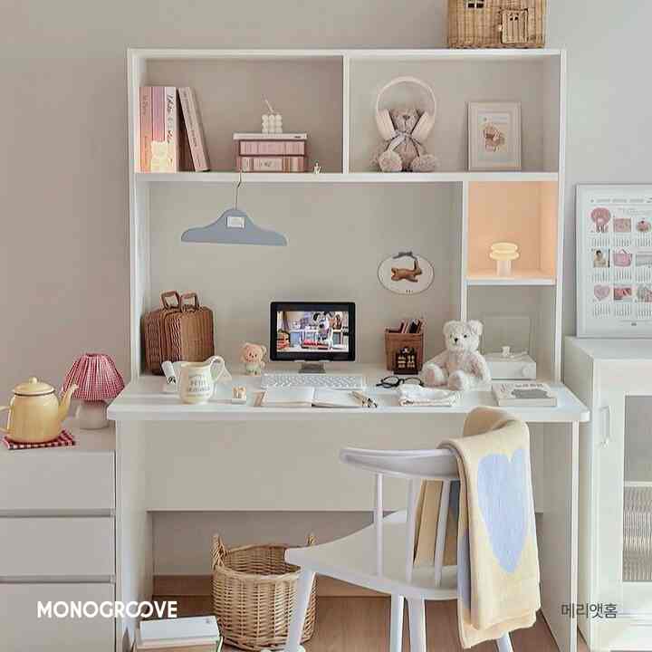 PLANDY デスク＆本棚セット 120cm［2種］