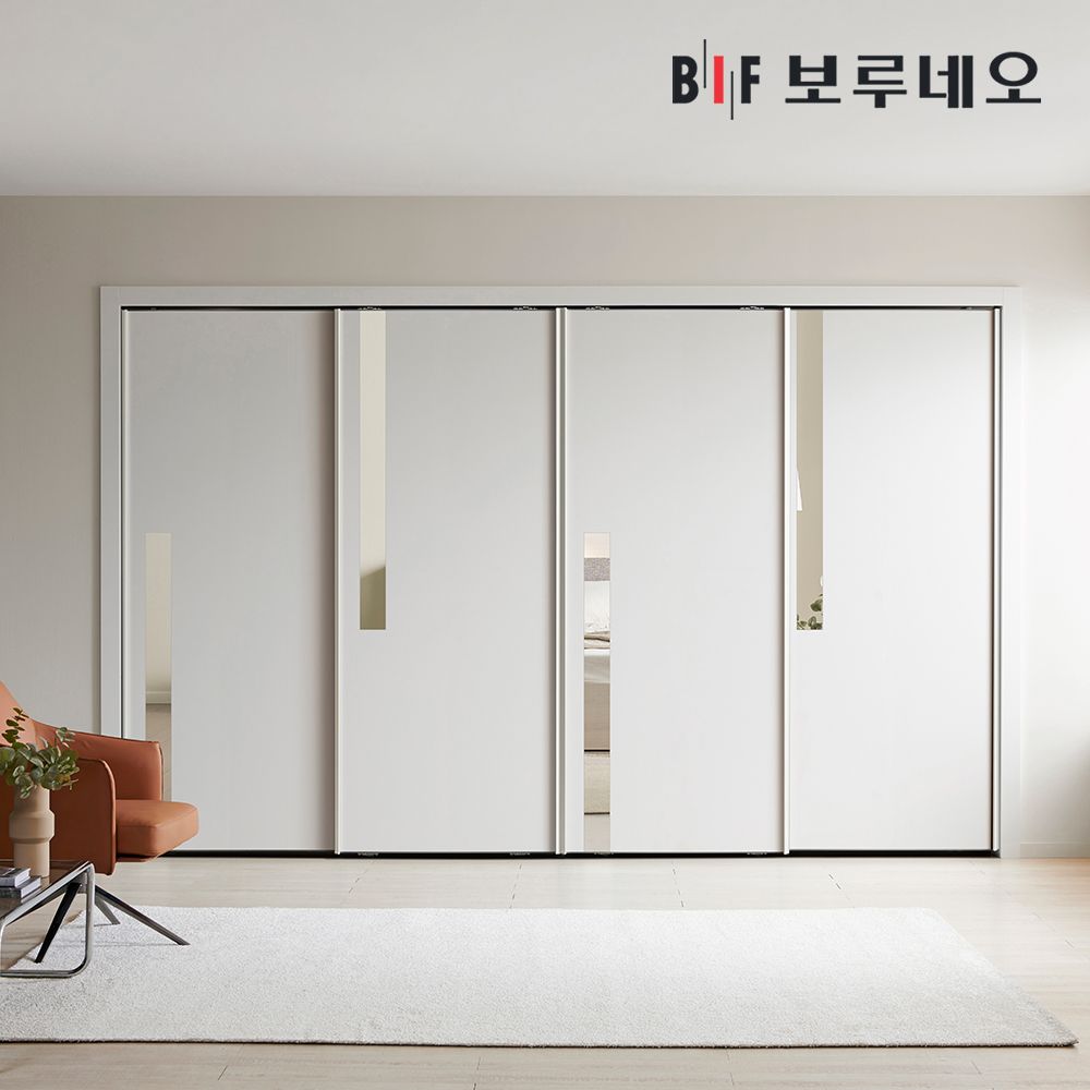 보루네오 하우스 미라클 슬라이딩 안방 붙박이장 240~360cm PET소재 E0등급