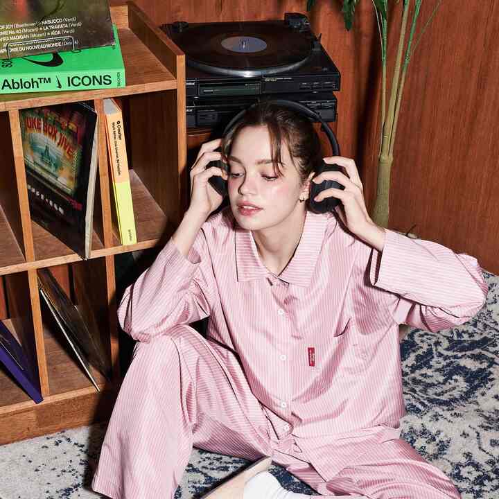 Furless パリス ストライプパジャマ［3色・3サイズ］