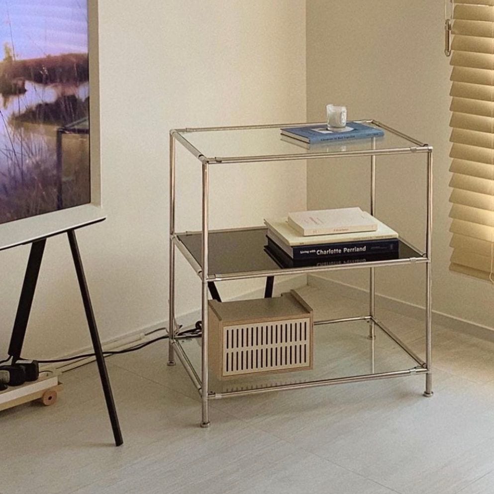 [신상품] 오그레 스테인레스 모듈 가구 3단 선반