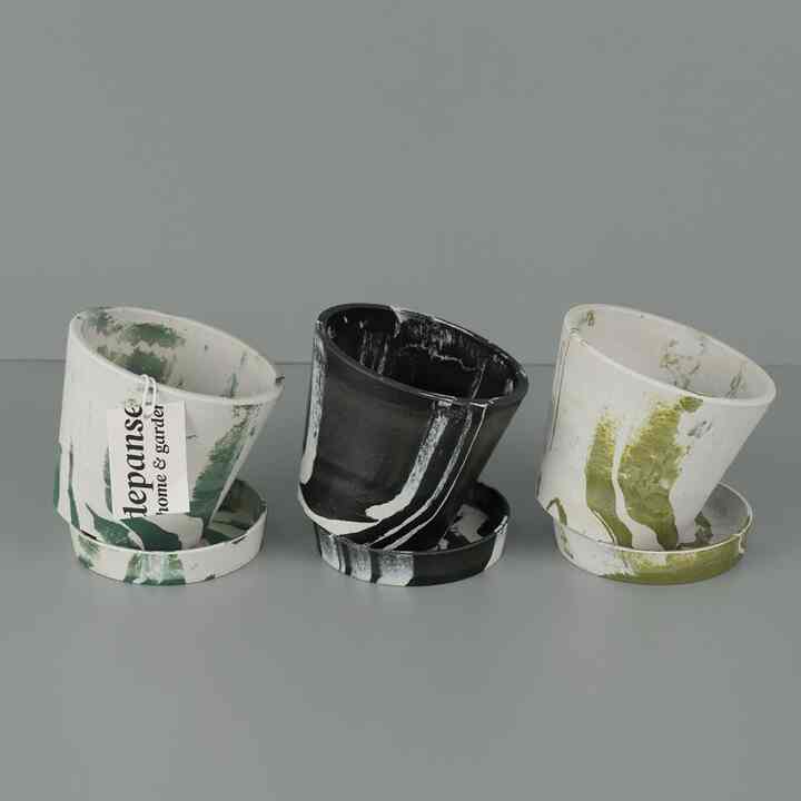 nua nua Matisse pot プラスチック鉢［3色・3サイズ］