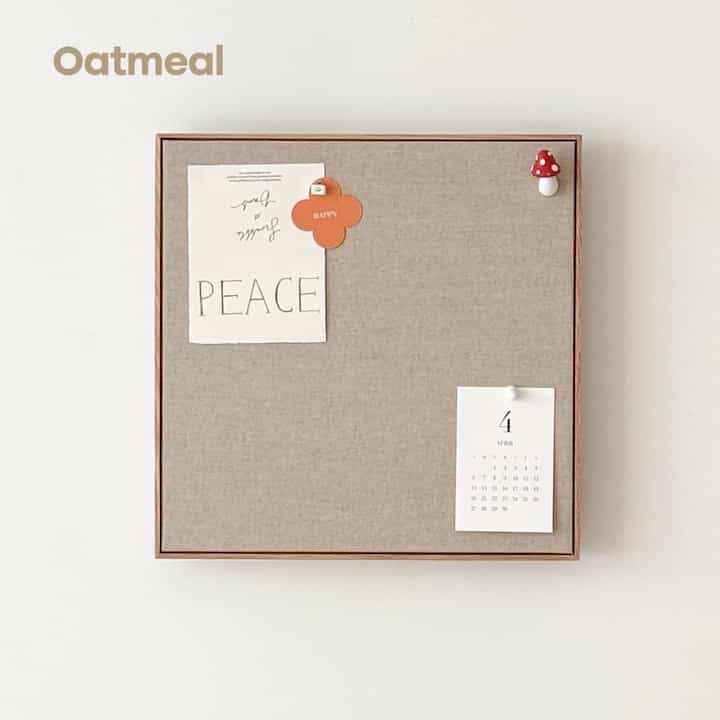 Soft Linen ウッド マグネットボード［7色・2種・2サイズ］