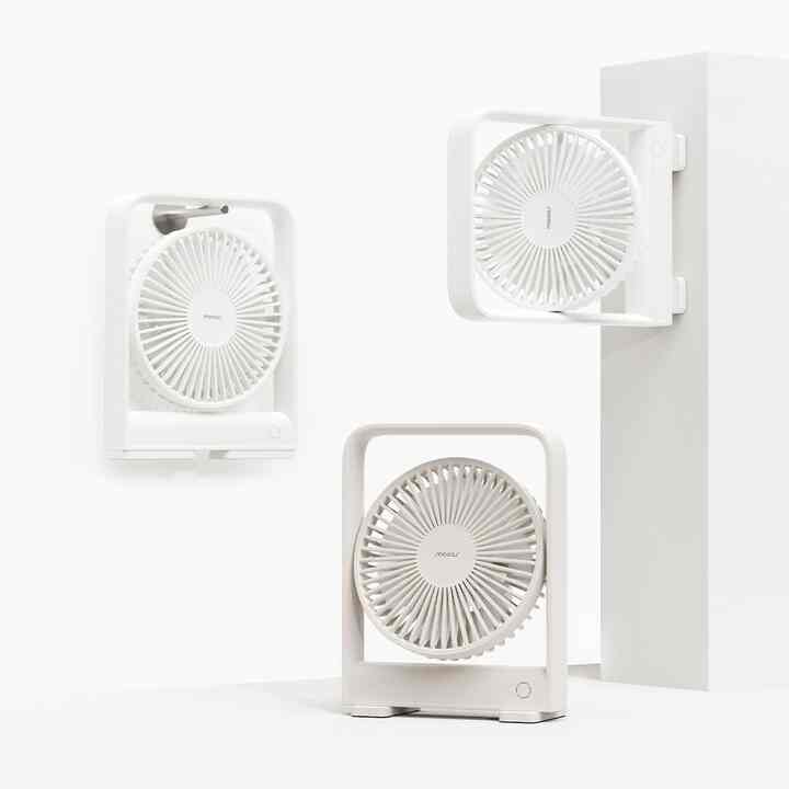 マグネット式 卓上ワイヤレス扇風機［2色］