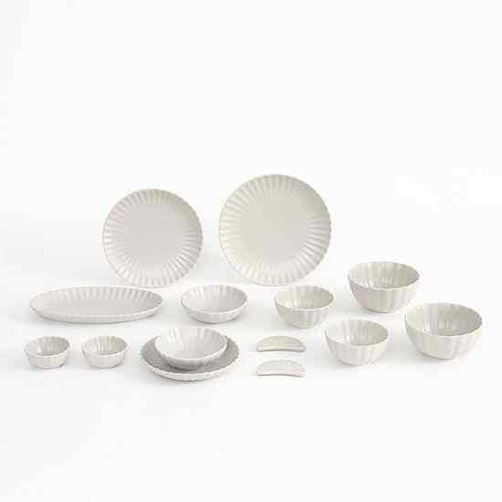 Shell 食器 2人 14点セット［2色］