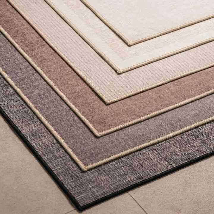 MOWEAVE ダストフリー 短毛大型ラグ［6色・3サイズ］