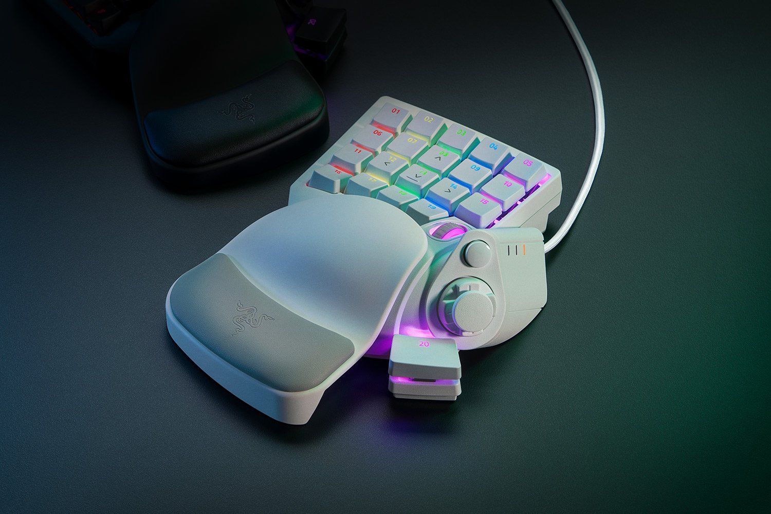 레이저(RAZER) 레이저코리아 타르타로스 프로 Razer Tartarus Pro Mercury 한손 키보드