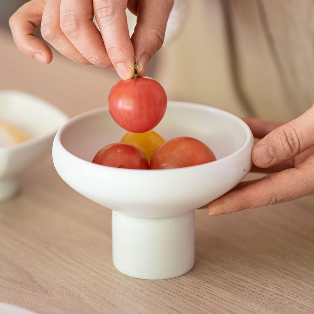 솔솔푸른솔 순수무광 오목디저트볼 S,M