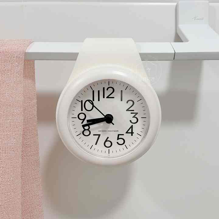 バスルーム時計 無音タイプ 10cm