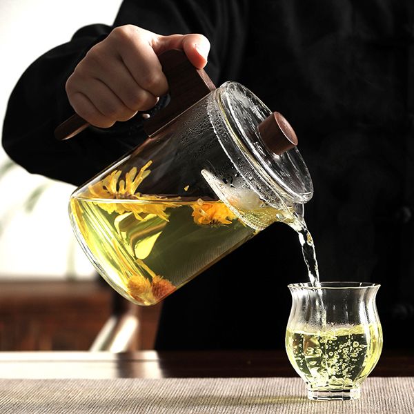 청백원 북대사글라스 직화내열유리 티포트 HR700 700ml 주전자 티메이커 티팟 표일배