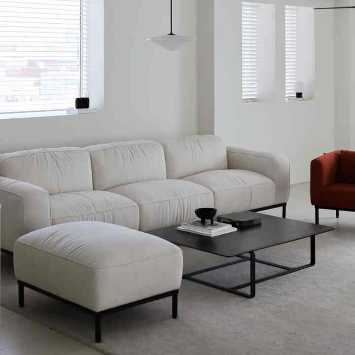 DEN モジュール ファブリック スチール ソファ