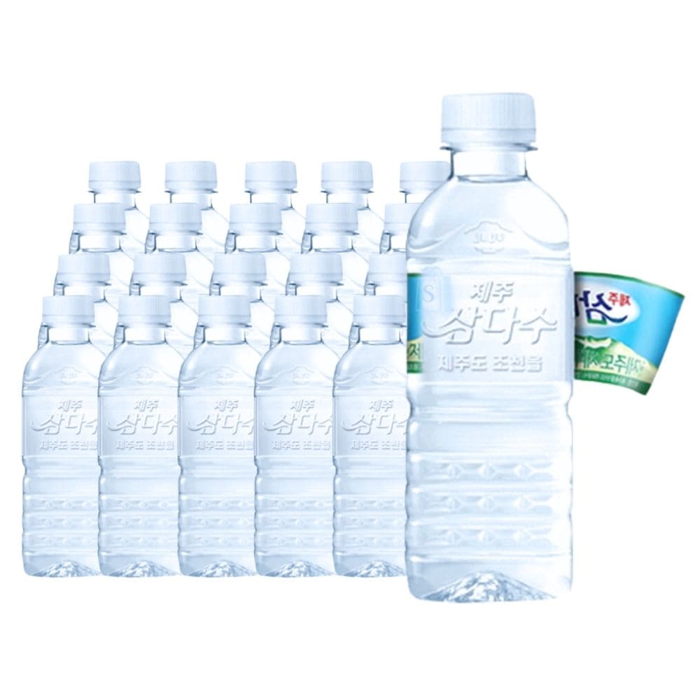 광동제약 삼다수 무라벨 300ml x 40병 휴대용생수 물