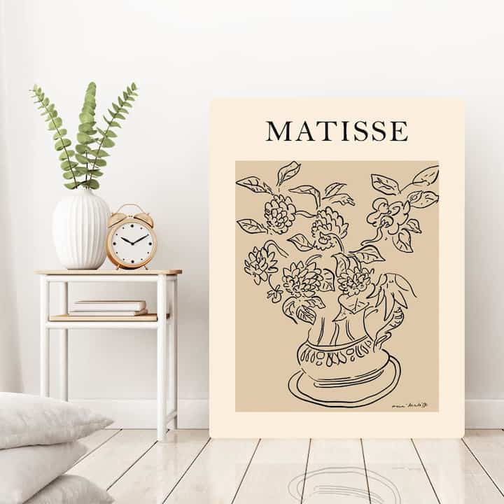 折りたたみテーブル アンリ マティス 花瓶［2サイズ］