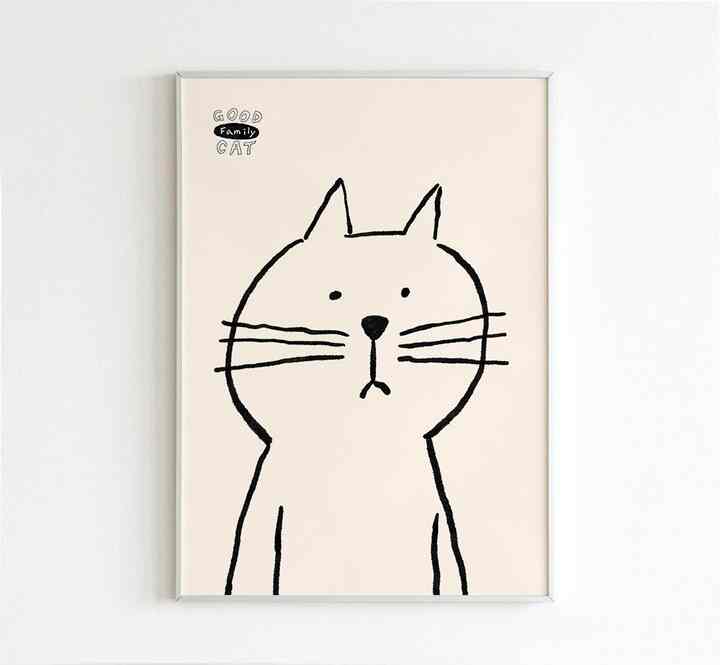 猫 イラスト ポスター 06 RURU