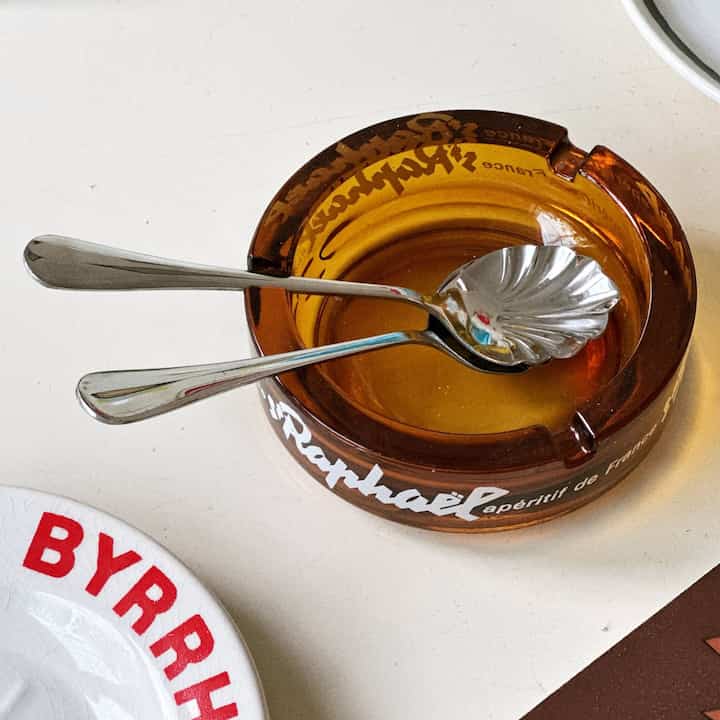 貝殻デザイン デザートスプーン