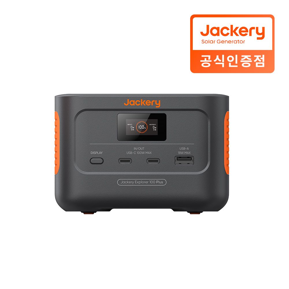 잭커리 휴대용 파워뱅크 100Plus 캠핑용 보조배터리